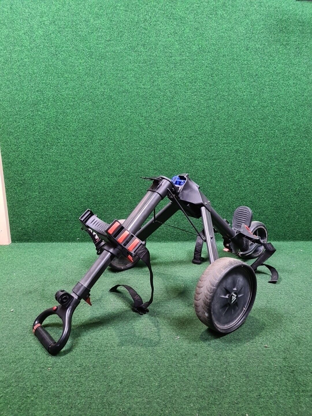 BIG MAX Nano 3-Rad-Trolley - Herren (Schwarz / motorisiert / keine Tragetasche)